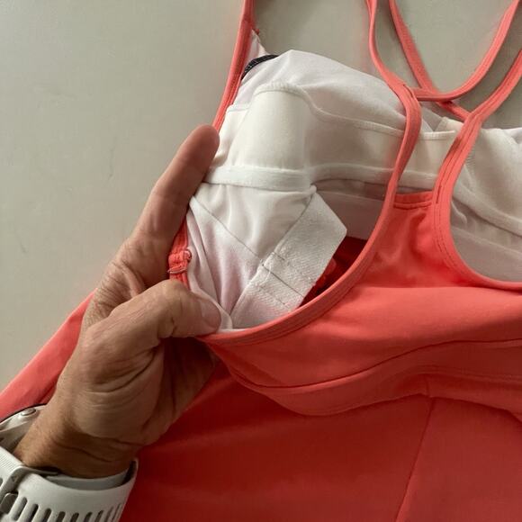 Athleta Swimwear Womens S Shorebreak Coral Dress UPF 50 Athletic Mini Stretch - Picture 5 of 5